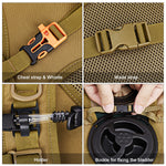 G4Free - G4Free Military Tactical Hydration Backpack with 3L Upgraded Bladder -D02V560A-D02V560B