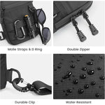 G4Free - G4Free Mini Tactical Chest Bag Waterproof EDC Shoulder Bag -TN25B508A-TN25B508B