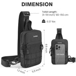 G4Free - G4Free Mini Tactical Chest Bag Waterproof EDC Shoulder Bag -TN25B508A-TN25B508B
