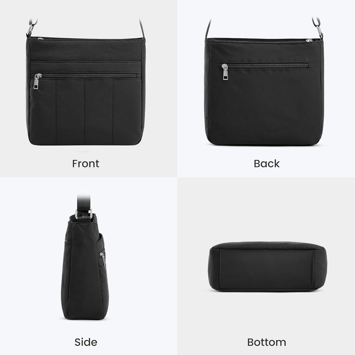 G4Free - G4Free Nylon Crossbody Bags, Lightweight Casual Quilted Shoulder Handbags -TN25B550B-TN25B550A-TN25B550C