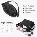 G4Free - G4Free Nylon Crossbody Bags, Lightweight Quilted Shoulder Handbags -TN25B550B-TN25B550A-TN25B550C