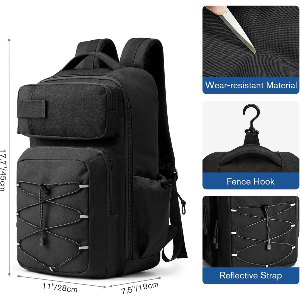 G4Free - G4Free Pickleball Bag Fits 2 to 6 Paddles, Large Pickleball Backpack with Fence Hook -TN25B491C-TN25B491B-TN25B491A