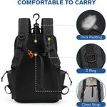 G4Free - G4Free Pickleball Bag Fits 2 to 6 Paddles, Large Pickleball Backpack with Fence Hook -TN25B491C-TN25B491B-TN25B491A