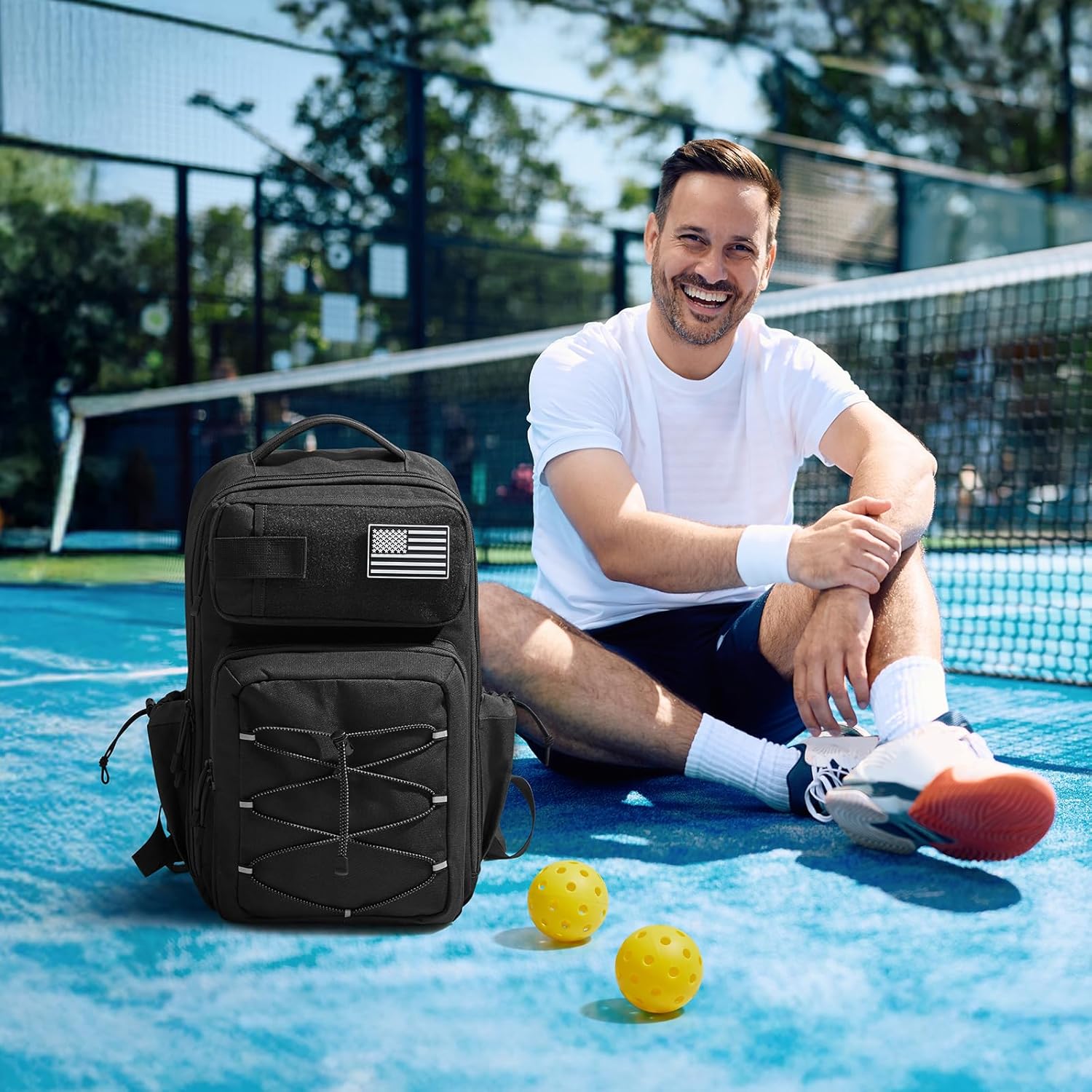 G4Free - G4Free Pickleball Bag Fits 2 to 6 Paddles with Fence Hook -TN25B491C-TN25B491B-TN25B491A
