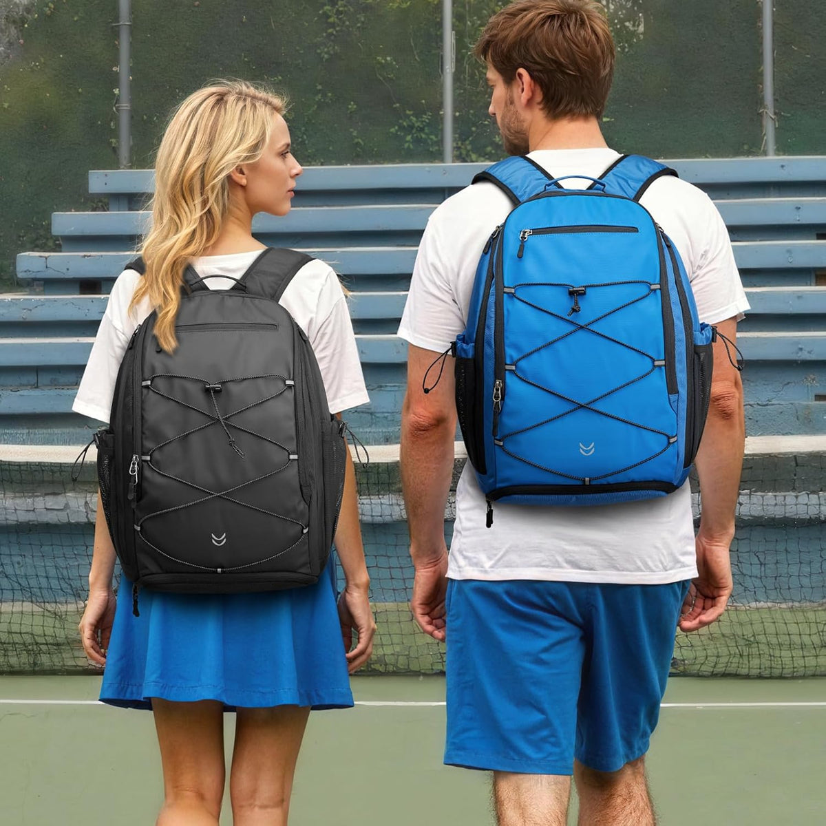 G4Free - G4Free Pickleball Bag Pickleball Backpack School Backpack for Teens Bookbag for College Student with Fence Hook Laptop Compartment -TN25B518B-TN25B518A