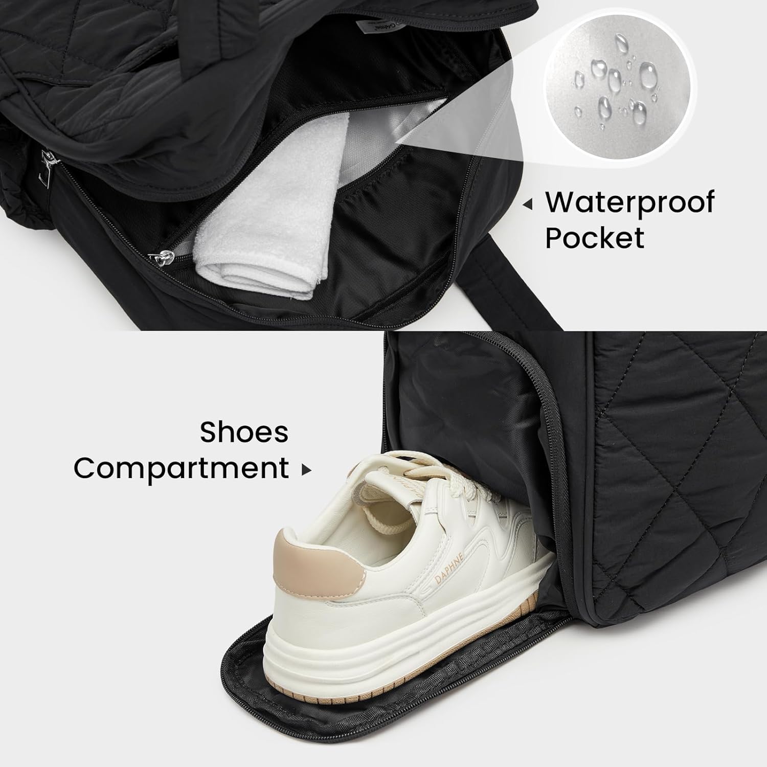 G4Free - G4Free Pickleball Bag, Pickleball Backpack, Tote with Shoe Compartment and Waterproof Pocket -TN25B516A-TN25B516C-TN25B516B