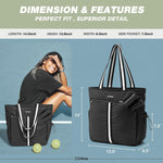 G4Free - G4Free Pickleball Bag, Pickleball Tote Bag, External Ball Bag with Shoe Compartment & Paddle Cover Pocket -TN24B487C-TN24B487A-TN24B487B