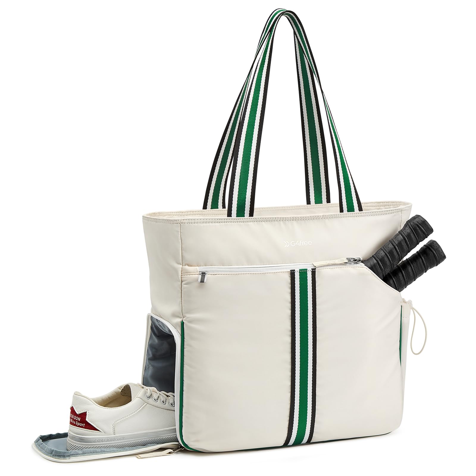 G4Free - G4Free Pickleball Bag, Pickleball Tote Bag, External Ball Bag with Shoe Compartment & Paddle Cover Pocket -TN24B487C-TN24B487A-TN24B487B
