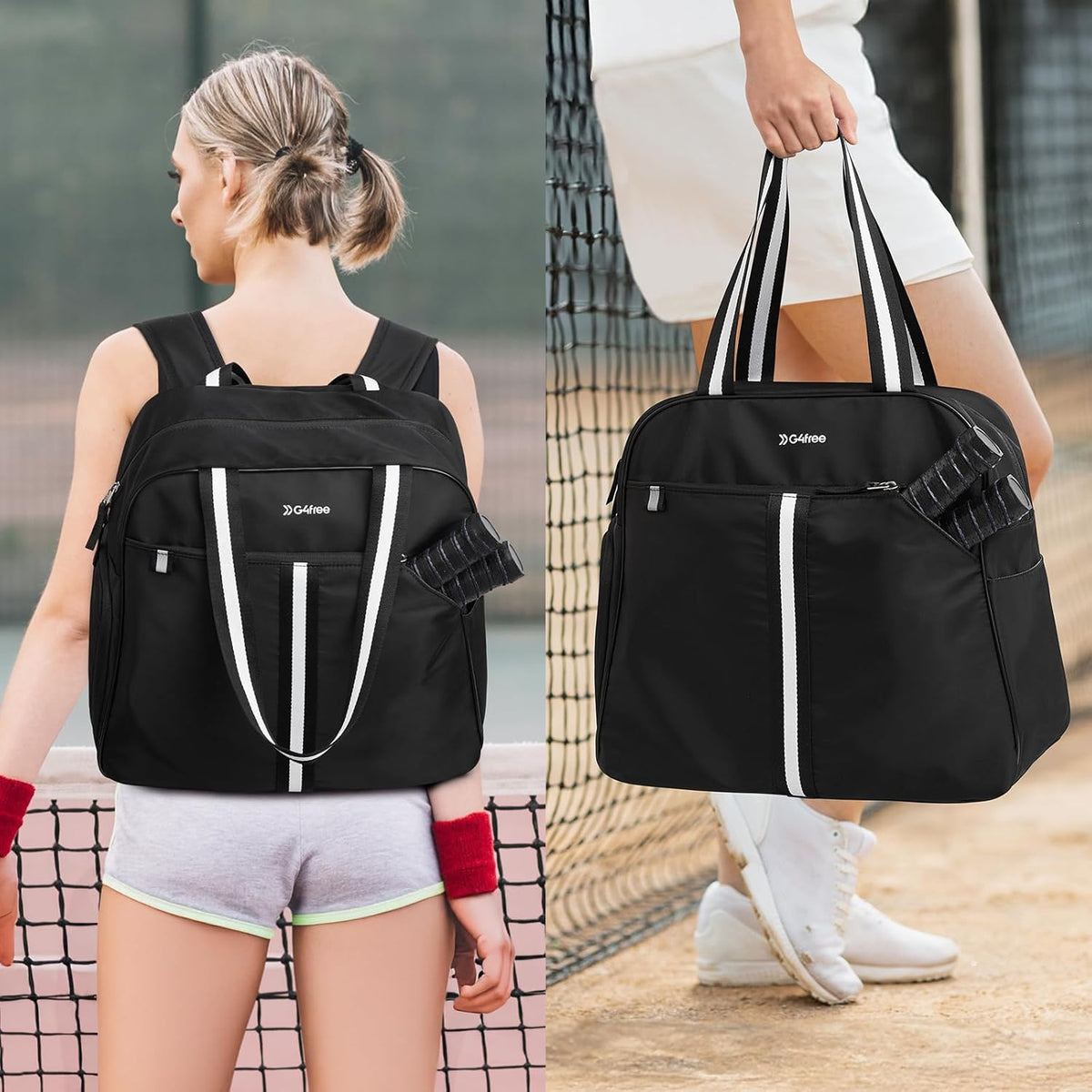 G4Free - G4Free Pickleball Bag Tote for Women and Men -TN24B346D-TN24B346C-TN24B346A-TN24B346B-TN24B346E