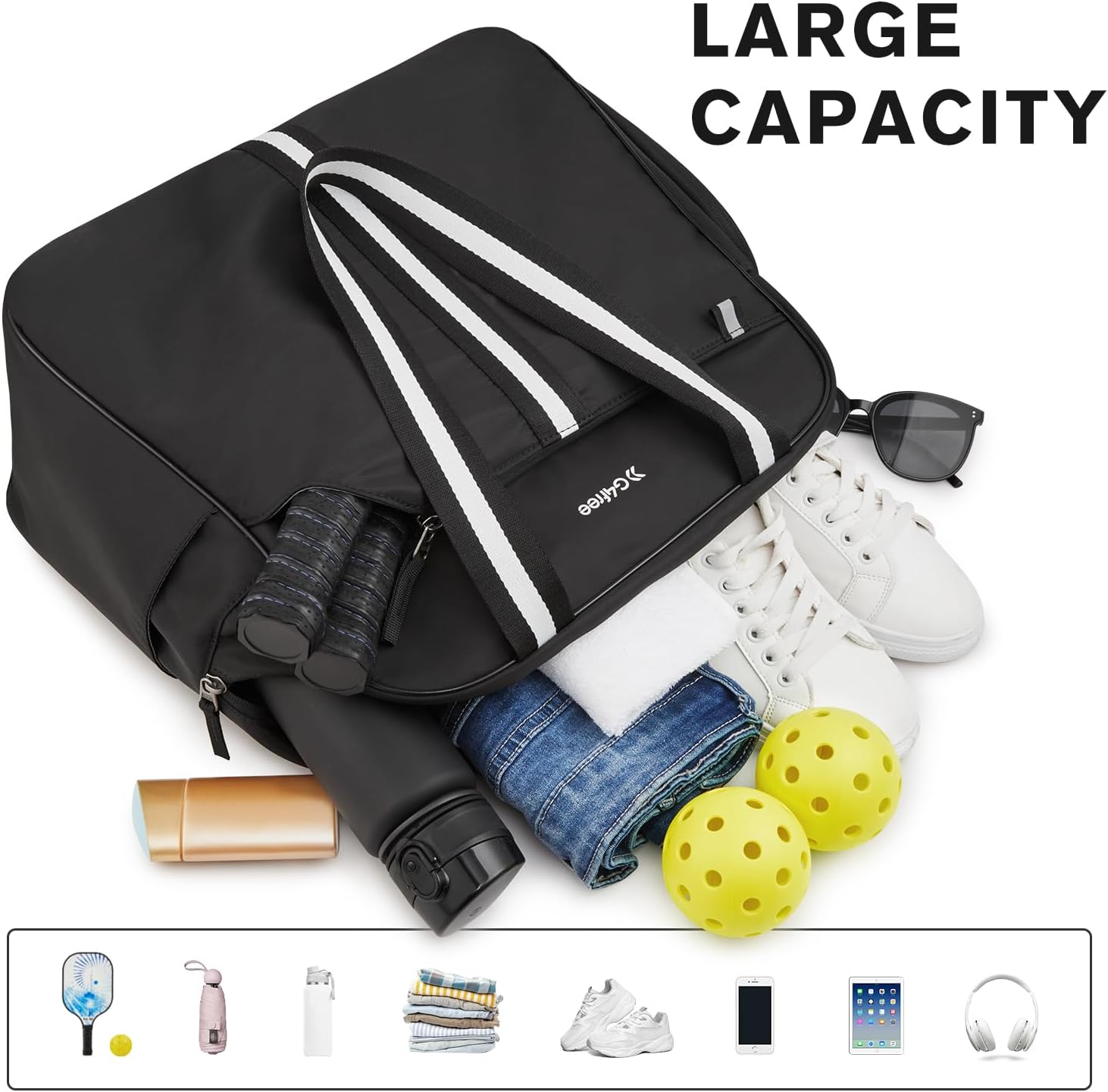 G4Free - G4Free Pickleball Bag Tote for Women and Men -TN24B346D-TN24B346C-TN24B346A-TN24B346B-TN24B346E