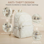 G4Free - G4Free Puffer Quilted with Anti-theft Buckle Backpack -TN25B585B-TN25B585A-TN25B585C
