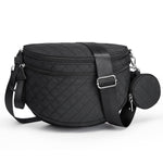 G4Free - G4Free Quilted Bum Bag Crossbody Bags, Spacious Nylon Cross Body Bag with Removable Pouch -TN25B574B-TN25B574C-TN25B574A