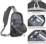 G4Free - G4Free RFID Blocking Lightweight Crossbody Chest Shoulder Bag -TN23B317D-TN23B317A-TN23B317E-TN23B317C-TN23B317B