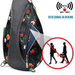 G4Free - G4Free RFID Sling Bag Crossbody Backpack -D02V708F-D02V708E-D02V708H-D02V708J-D02V708L