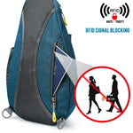 G4Free - G4Free RFID Sling Bag Crossbody Backpack -D02V708F-D02V708E-D02V708H-D02V708J-D02V708L