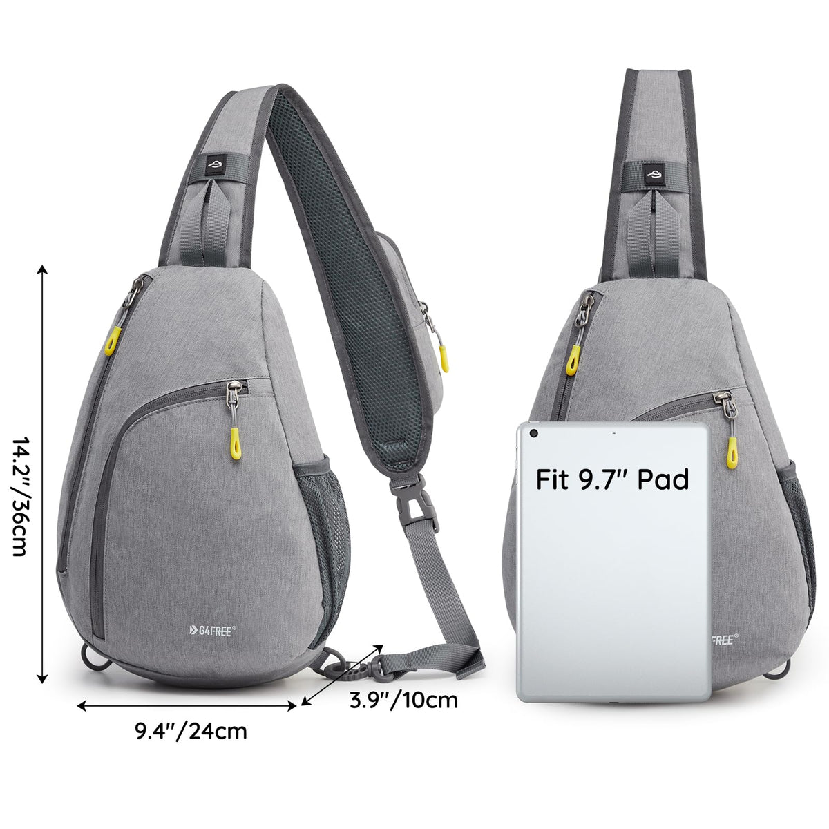 G4Free - G4Free RFID Sling Bag Crossbody Backpack -D02V708F-D02V708E-D02V708H-D02V708J-D02V708L