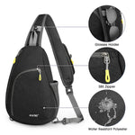 G4Free - G4Free RFID Sling Bag Crossbody Backpack -D02V708F-D02V708E-D02V708H-D02V708J-D02V708L