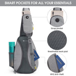 G4Free - G4Free RFID Sling Bag Crossbody Backpack -D02V708F-D02V708E-D02V708H-D02V708J-D02V708L