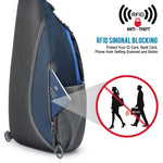 G4Free - G4Free RFID Sling Bag Crossbody Sling Backpack -TN22B092A-TN22B092B-TN22B092C-TN22B092D-TN22B092E
