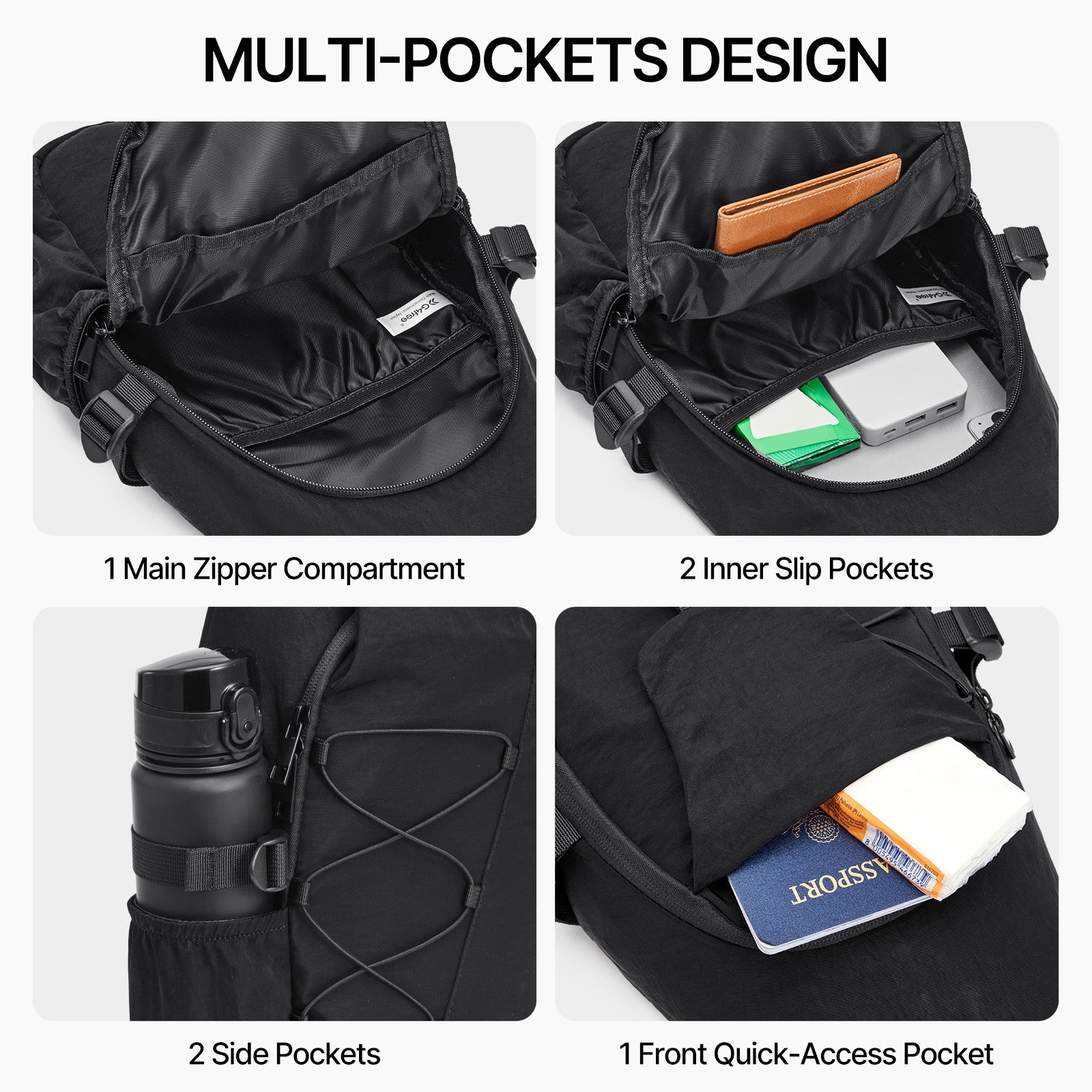 G4Free - G4Free RFID Sling Bag – Small Crossbody Hiking Bag -TN25B618A-TN25B618B-TN25B618C-TN25B618D
