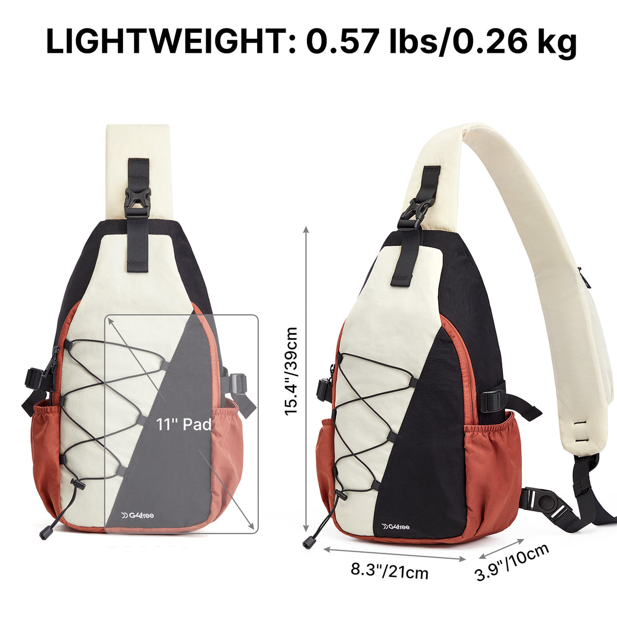 G4Free - G4Free RFID Sling Bag – Small Crossbody Hiking Bag -TN25B618A-TN25B618B-TN25B618C-TN25B618D