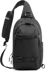 G4Free - G4Free Recycled Sling Bag for Men Travel Anti-Theft Crossbody with RFID Blocking -TN25B548A-TN25B548B-TN25B548C