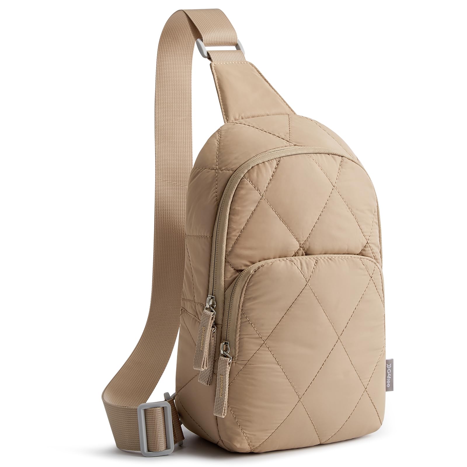 G4Free - G4Free Sling Bag, Casual Quilted Puffer Crossbody Purse Lightweight Fanny Packs -TN24B490C-TN24B490A-TN24B490B