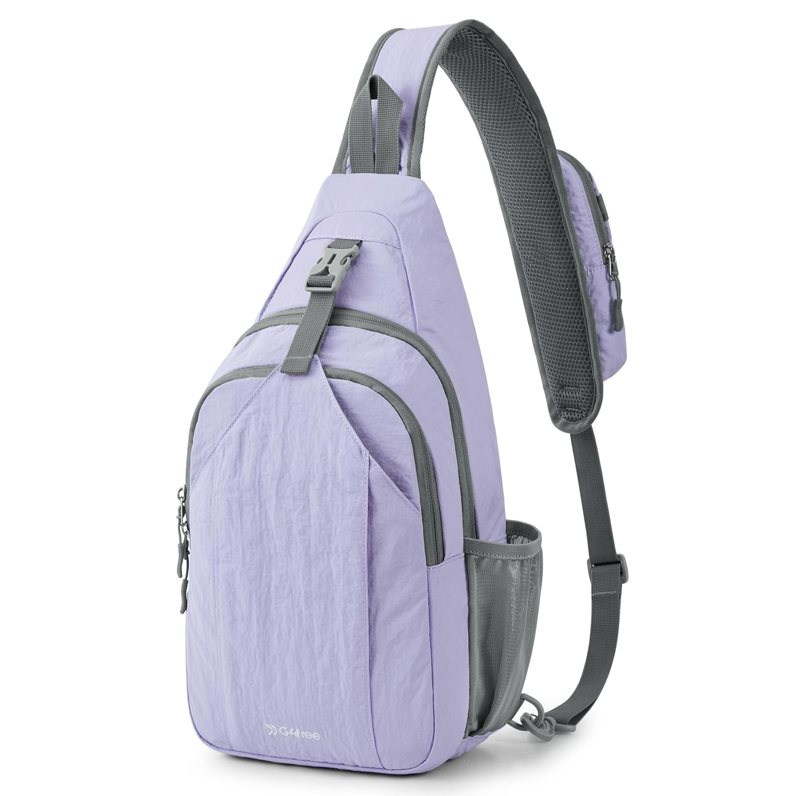 G4Free - G4Free Sling Bag RFID Blocking Sling Backpack Crossbody Chest Bag Daypack -D02V743H