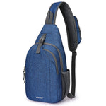 G4Free - G4Free Sling Bag RFID Blocking Sling Backpack Crossbody Chest Bag Daypack -D02V743N
