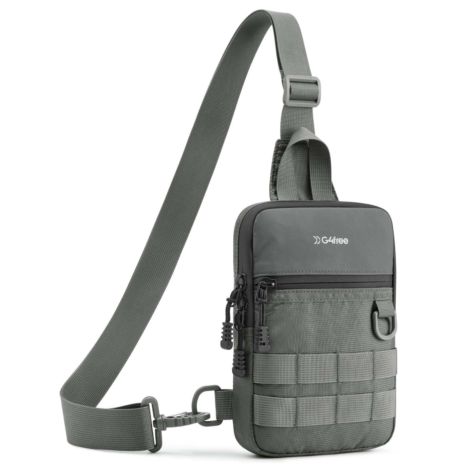 G4Free - G4Free Small Crossbody Sling Bag, Mini Tactical Chest Bag Waterproof EDC Shoulder Bag -TN25B508A-TN25B508B