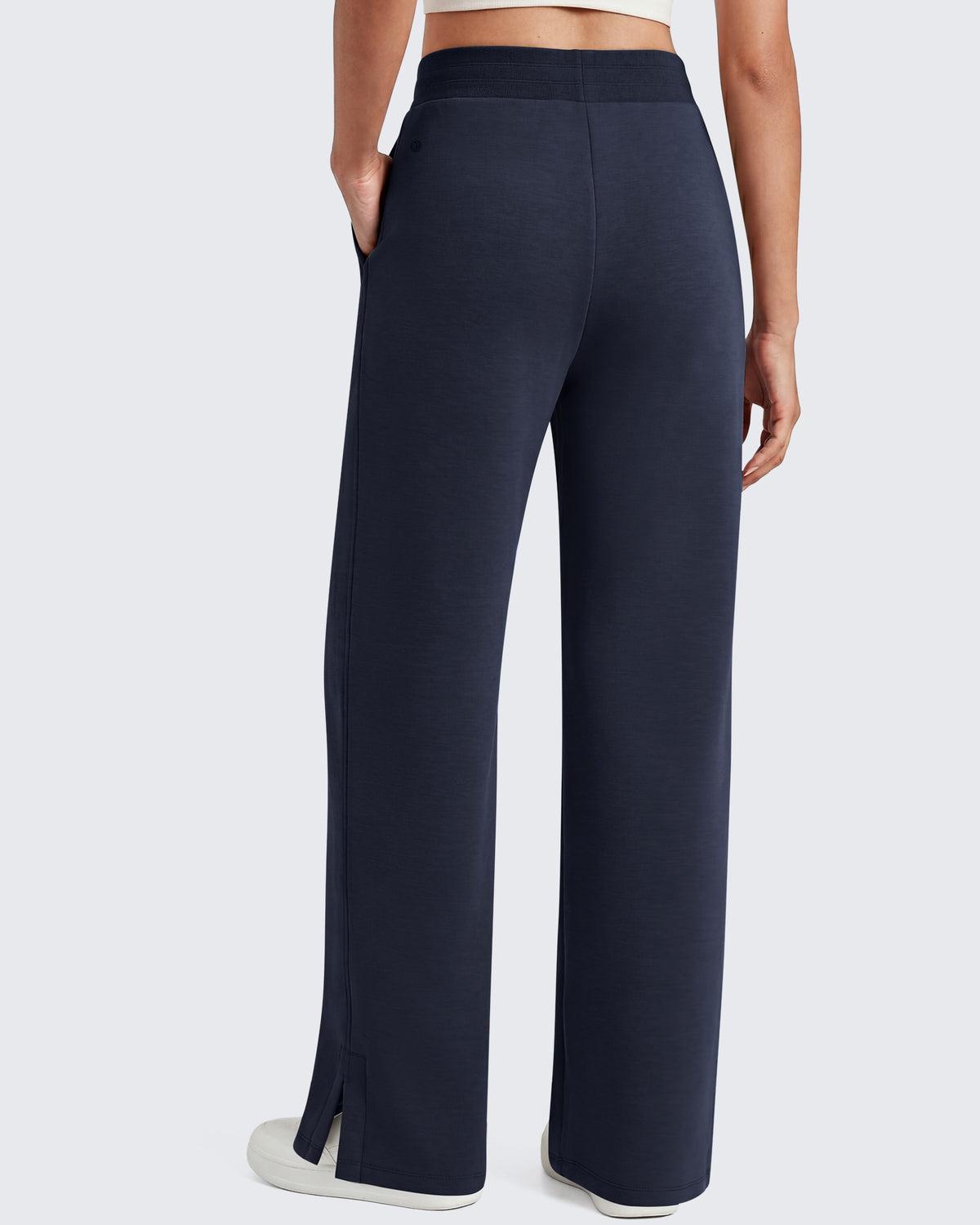 G4Free - G4Free Smoofit Modal Soft Sweatpants Ribbed Waist Side Slit with Pockets -GF26J1018A001A-S-GF26J1018A001B-M-GF26J1018A001C-L-GF26J1018A001D-XL-GF26J1018A001E-XXL