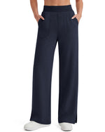 G4Free - G4Free Smoofit Modal Soft Sweatpants Ribbed Waist Side Slit with Pockets -GF26J1018A001A-S-GF26J1018A001B-M-GF26J1018A001C-L-GF26J1018A001D-XL-GF26J1018A001E-XXL