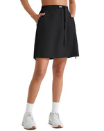 G4Free - G4Free Strowen 18" Hiking Cargo Skirt Elastic Waist 2 Pockets Quick Dry -GF26S953A001A-S-GF26S953A001B-M-GF26S953A001C-L-GF26S953A001D-XL-GF26S953A001F-XS