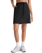 G4Free - G4Free Strowen 18" Hiking Cargo Skirt Elastic Waist 2 Pockets Quick Dry -GF26S953A001A-S-GF26S953A001B-M-GF26S953A001C-L-GF26S953A001D-XL-GF26S953A001F-XS