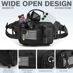 G4Free - G4Free Tactical Fanny Pack, Fashion Crossbody Bag Waist Packs -TN24B465B-TN24B465C-TN24B465A