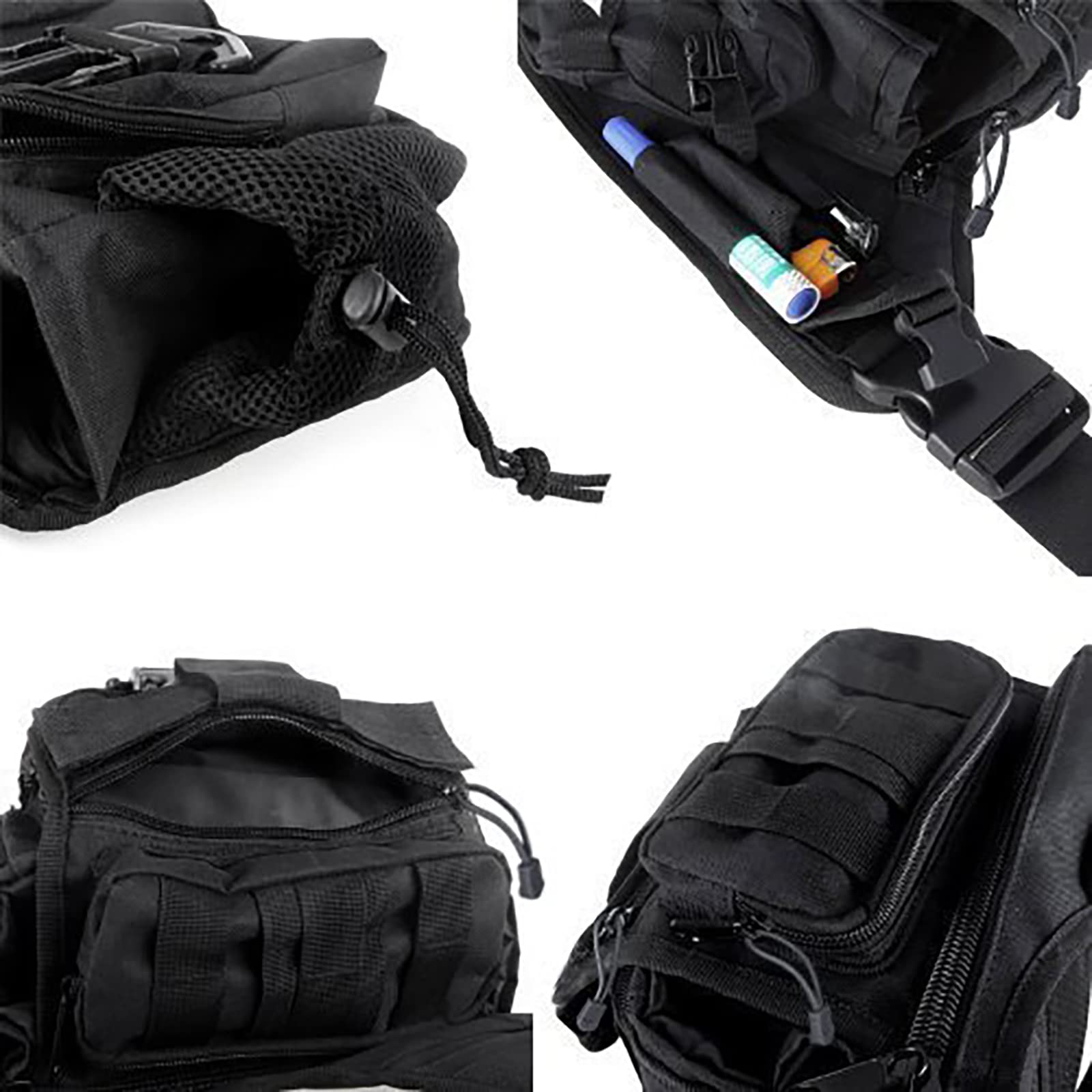 G4Free - G4Free Tactical Messenger Fishing Tackle Side Bag -D04V163A-D04V163D