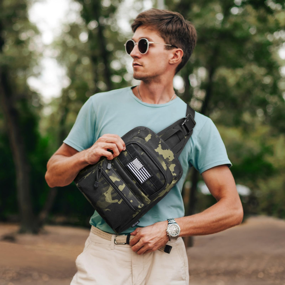 G4Free - G4Free Tactical Military Rover Shoulder Sling Pack -TN22B161B-TN22B161C-TN22B161A