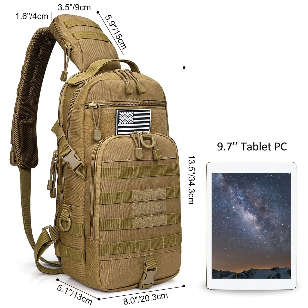 G4Free - G4Free Tactical Sling Bag -D02V681A-D02V681C