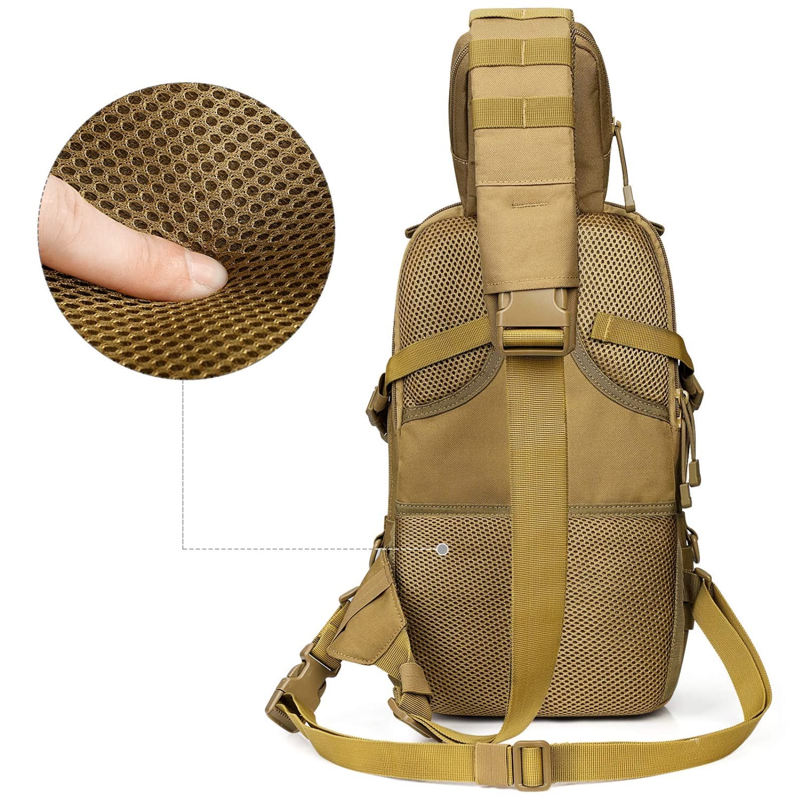 G4Free - G4Free Tactical Sling Bag -D02V681A-D02V681C