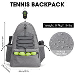 G4Free - G4Free Tennis Backpack Holds 4 Rackets with Shoe Compartment -TN24B327B-TN24B327C