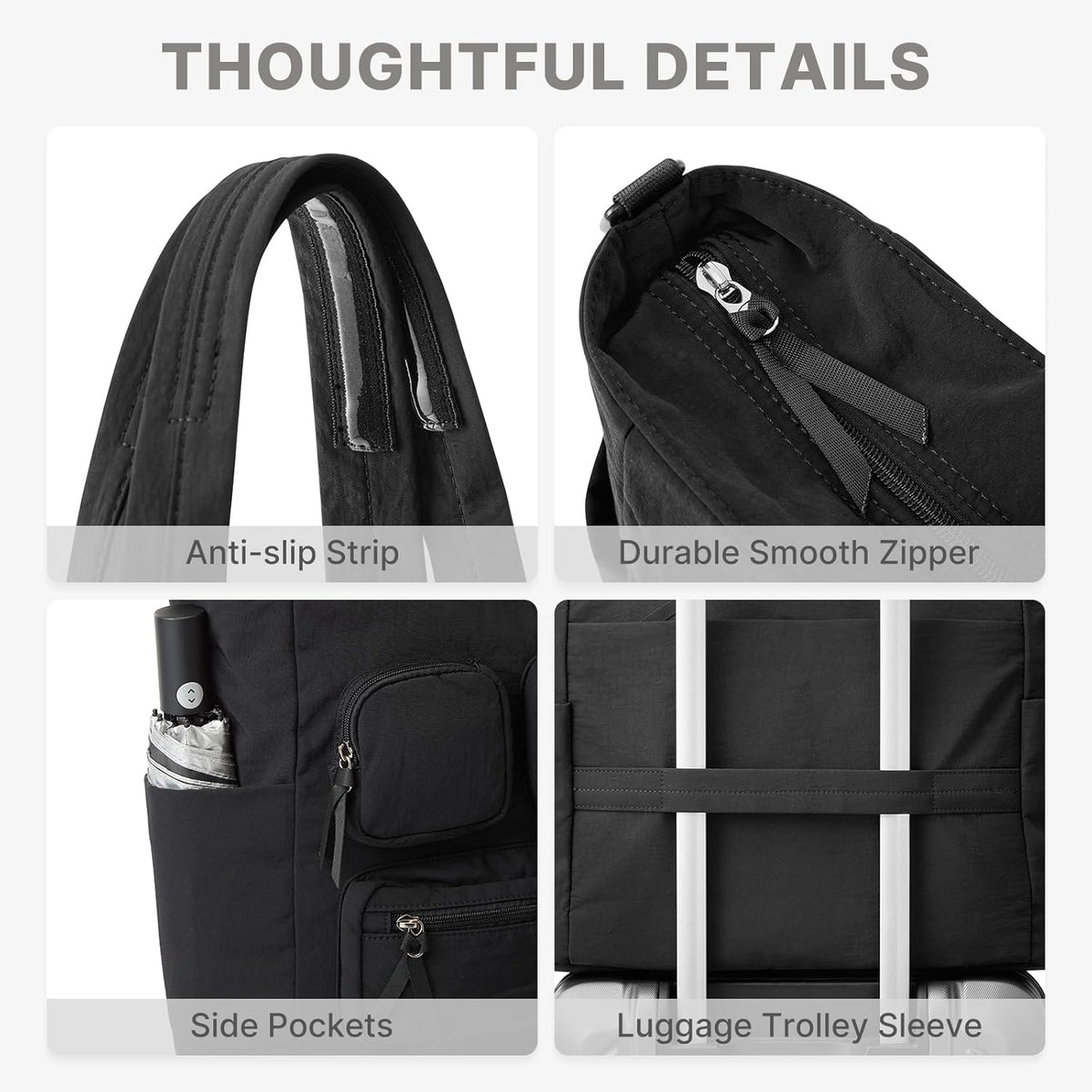 G4Free - G4Free Tote Bag, Lightweight Work Bag with 15" Laptop Pocket -TN25B533C-TN25B533A-TN25B533B