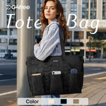 G4Free - G4Free Tote Bag, Multi-Compartment Large Capacity with Zipper Top Handle -TN24B476B-TN24B476A-TN24B476C