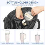 G4Free - G4Free Tote Bag, Puffer Casual Shoulder Bag with Cup Holder and Laptop Compartment -TN25B532B-TN25B532C-TN25B532A