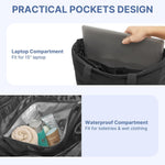 G4Free - G4Free Tote Bag, Puffer Casual Shoulder Bag with Cup Holder and Laptop Compartment -TN25B532B-TN25B532C-TN25B532A