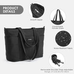 G4Free - G4Free Tote Bag,Puffer Work Bags with Zipper Compartments, Expandable Handbag -TN25B522B-TN25B522C-TN25B522A