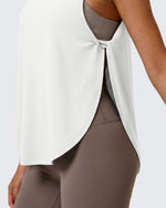G4Free - G4Free UPF 50+ High Neck Loose Fit Side Slit Muscle Tank -GF26L990A001A-S-GF26L990A001B-M-GF26L990A001C-L-GF26L990A001D-XL-GF26L990A001E-XXL