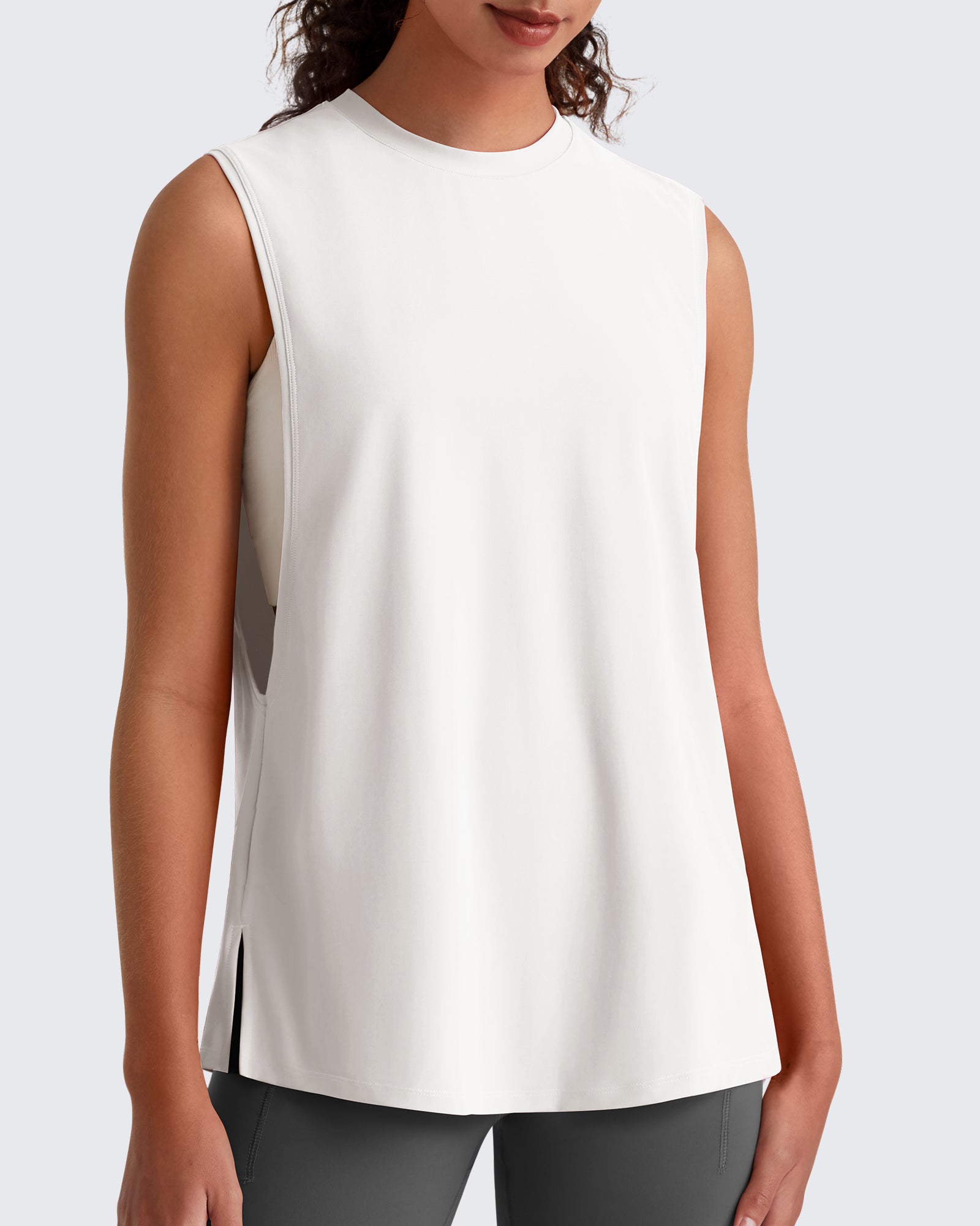G4Free - G4Free UPF 50+ Loose Fit Muscle Tank -GF26L948A001F-XS