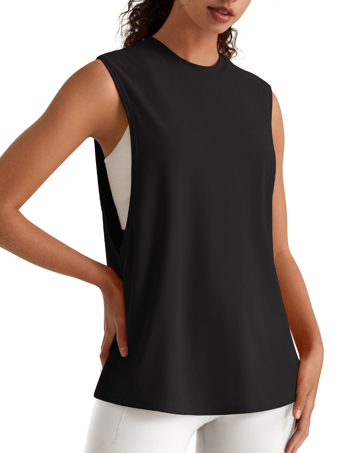 G4Free - G4Free UPF 50+ Loose Fit Muscle Tank -GF26L948A001F-XS-GF26L948A001A-S-GF26L948A001B-M-GF26L948A001C-L-GF26L948A001D-XL