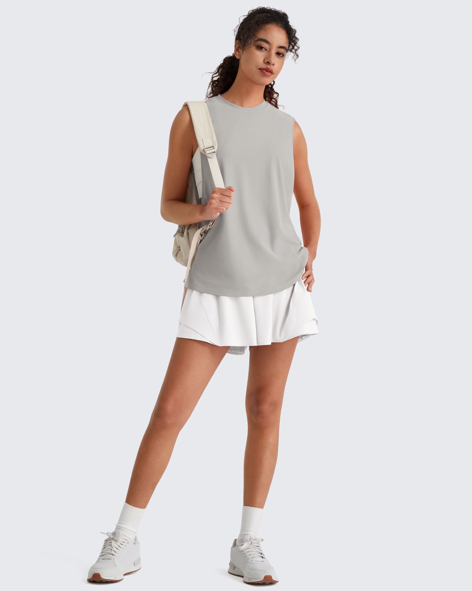 G4Free - G4Free UPF 50+ Loose Fit Muscle Tank -GF26L948A001F-XS-GF26L948A001A-S-GF26L948A001B-M-GF26L948A001C-L-GF26L948A001D-XL