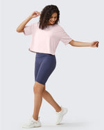 G4Free - G4Free UPF 50+ Quick Dry Boxy Crop Tee -GF25K466AA-S
